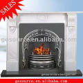 white marble french fireplace